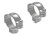 Rings 1" High Silver 