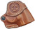 Prem Leather Cross Draw Holster LH Brn