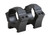 Alpha HuntRfl Rngs 1" Stl Blk Low 2ea