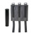 Hi-Temper Suppressor Cover-V1 Black 1.5"x4.5
