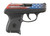 Ruger 13710 LCP  Compact Frame 380 ACP 6+1, 2.75" Black Steel Barrel, American Flag Cerakote Serrated Steel Slide, Black Polymer Frame, Black Polymer Grip, Right Hand