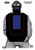 Birchwood Casey 35721 Dirty Bird Bad Guy IPSC Silhouette Tagboard Hanging Pistol 12" x 18" Black/Blue/White 100 Per Pkg