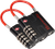 Hornady 96022 Rapid Safe TSA Lock Open With Combination Black Red 2 Pack
