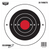 Birchwood Casey 37826 EZE-Scorer  8" Bullseye Paper Hanging Black/Red 26 Per Pkg