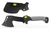 Hawk HWKHATCH Hatchet  2.50" Stainless Steel Axe Style Blade w/Black TiNi Finish, Black/Gray GRN w/Rubber Overlay Handle, 9.46" Long