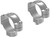 Rings 30mm High Silver 