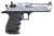 Magnum Research DE50L5BC Desert Eagle L5 50 AE 5" with Muzzle Brake 7+1 Black Hardcoat Anodized Aluminum Frame Brushed Chrome Carbon Steel Slide Black Hogue Wraparound Rubber Grip