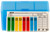 MTM Case-Gard RL5024 Case-Gard R-50 Multi-Caliber Clear Blue Polypropylene 50rd