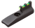 TruGlo TG965G Front Sight  Green Fiber Optic Front/Black Frame Fits Browning Buck Mark Fits Ruger MK II/MK III/MK IV, 22/45, Front Post Screw Mount