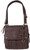 Bulldog BDP035 Cross Body Purse w/Holster Brown Leather Most Sm Pistols & Revolvers Ambidextrous Hand