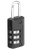 Master Lock 646D Combination Lock  Open With Combination Black Steel