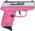 SCCY Industries CPX-3TTPK CPX-3  Sub-Compact Frame 380 ACP 10+1, 3.10" Stainless Quadlock Barrel, Serrated Stainless Steel Slide, Pink Polymer Frame w/Finger Grooves, No Safety, Right Hand