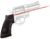 Crimson Trace 011790 Lasergrips  Fits Ruger Alaskan/GP100/Super Redhawk, Red Laser 633nM Wavelength 5mW Output, Black Polymer