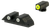 Night Fision GLK002007YGW Tritium Night Sights For Glock  Green Tritium Yellow Outline Front Sight- Green Tritium White Outline Rear Sight Glock 20/21/29/30/36/40/41