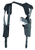 Uncle Mike's 83001 Sidekick Vertical Shoulder Holster Shoulder Size 0 Black Cordura Harness Fits Sm/Med DA Revolver Fits 2-3" Barrel Right Hand