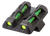 HiViz GLLW11 LiteWave Rear Sight for Glock 42/43 Green Fiber Optic Rear Sight