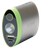 HME HW Hand Warmer  with Light ABS Plastic Sliver w/Green Accent Rechargeable Lithium Ion