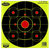 Birchwood Casey 35925 Dirty Bird  12" Bullseye Paper Hanging Pistol/Rifle Black/Yellow 25 Per Pkg