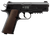 Crosman 40001 1911 Air Pistol CO2 177 20+1 Smooth Bore Barrel, Fixed Front/Fixed Notch Rear Sights, Black Checkered Polymer Grips