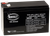American Hunter DE30020 HR Rechargeable Battery  Black 12 Volt 7 AMP