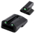 TruGlo TG231N1 Tritium  Black | Green Tritium Front Sight Green Tritium Rear Sight