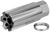 TacFire MZ10209MMSS Linear Compensator Stainless Steel with 1/2"-36 tpi Threads, 2.05" OAL & 0.87" Diameter for 9mm Luger AR-Platform