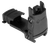 Mission First Tactical BUPSWR Flip Up Rear Sight  Black Folding AR-Platform