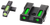 HiViz XDN321 LiteWave H3 Sight Set for Springfield XD Green Tritium White Outline Front Sight-Green Fiber Optic Rear Sight