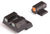 Night Fision CNK027007OGW Tritium Night Sights for Canik  Green Tritium Orange Outline Front Sight-Green Tritium White Ring Rear Sight TP9SF/TP9SF Elite
