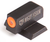 Night Fision CNK025001OGX Tritium Night Sights for Canik  Green Tritium Orange Outline Front Sight TP9SF/TP9SF Elite/SP9SA Mod 2