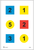 Action Target DT4C100 Training Discretionary Command Circle/Square Paper 23" x 35" Multi-Color 100 Per Box