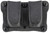 DeSantis Gunhide A87KJKKZ0 Quantico Double Mag Pouch OWB Black Kydex, Belt Clip Fits Belts Up To 1.50" Wide, Compatible w/Sig P365, Ambidextrous