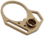 Strike Industries ARULMFEP&ACNFDE QD End Plate QD End Plate with Hook Attachments & Anti-Rotation Castle Nut, Flat Dark Earth Finish
