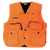 Primos 65704 Gunhunter's Hunting Vest 2XL Blaze Orange Features Compass & LED Light