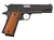 Rock Island 51421MA GI Standard FS *MA Compliant 45 ACP Caliber with 5" Barrel, 8+1 Capacity, Overall Black Parkerized Finish Steel, Beavertail Frame, Serrated Slide & Wood Grip