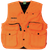 Primos 65702 Gunhunter's Hunting Vest Large Blaze Orange Features Compass & LED Light