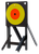 Birchwood Casey LCSPLR Large Range Spoiler Alert 10" Orange/Yellow AR500 Steel Bullseye 0.50" Thick Includes Crosshair Sticker