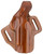 Galco FL266R Fletch  OWB Tan Leather Belt Slide Fits 4-4.25" 1911 Right Hand