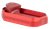 Cross Armory CRGFMWRD Flared Magwell  Compatible w/Glock Gen1-3 Red Anodized Aluminum