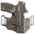 DeSantis Gunhide 195KA8WZ0 Veiled Partner  OWB Black Kydex Belt Slide Fits Springfield Prodigy w/wo Red Dot Fits 4.25-5" Barrel Right Hand