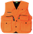 Primos 65701 Gunhunter's Hunting Vest Medium Blaze Orange Features Compass & LED Light