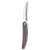 CRKT 5930 Ancestor  EDC 3.60" Folding Tanto Plain Satin D2 Steel Blade, Black/Brown Stripe G10 Handle