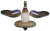 Higdon Outdoors 53072 XS Floating Flasher  Mallard Drake Species Multi Color