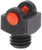 TruGlo TGTG954ER StarBrite Deluxe Bead  Black | Red Fiber Optic Front Sight 3mm Threads