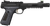 Browning 051598490 Buck Mark Contour Pro 22 LR 10+1 4.40" Black Threaded w/Compensator Barrel, Matte Black Picatinny Rail Receiver, Matte Black Aluminum Frame w/Picatinny Rail, Black/Gray G10 Grip