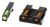 HiViz GLN429 LiteWave H3 Sight Set for Glock Green Tritium White Outline Front Sight-Orange Fiber Optic Rear Sight