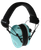 Radians R3220ECS R3200 Dual Mic Electronic Muff 23 dB Over the Head Aqua Blue