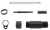TacFire MAR139C Short Buffer Tube System  Black Anodized Aluminum with QD End Plate for AR Pistol Platform
