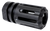 Angstadt Arms AAF09HHB28 Flash Hider  Black Hardcoat Anodized Steel with 1/2"-28 tpi Threads 1.75" OAL for 9mm Luger