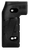 Mdt Sporting Goods Inc 105173BLK Premier Vertical Grip Black Polymer, Removable Side Panels, Fits MDT Chassis